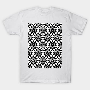 star shapes geometric seamless pattern T-Shirt